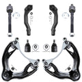 Detroit Axle - 8pc Front End Kit for 94-97 Acura Integra, 92-95 Honda Civic, 93-97 Civic Del Sol, 2 Upper Control Arms 2 Lower B